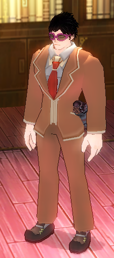 Equipped Giant Mabinogi School Uniform (M) viewed from an angle