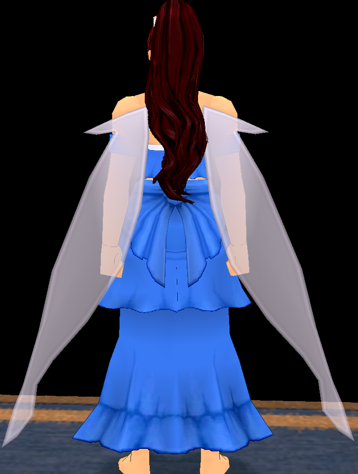 Equipped Giant Asuna ALO Outfit viewed from the back