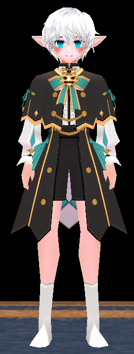 Equipped Magical Halloween Mage Outfit (M) viewed from the front
