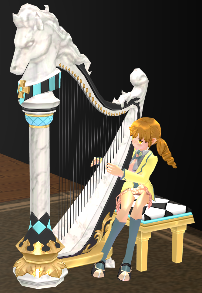 Seated preview of Checkmate Harp