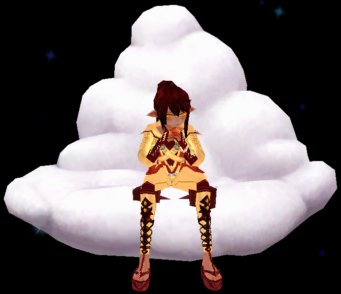 Seated preview of Thinker's Cloud Chair