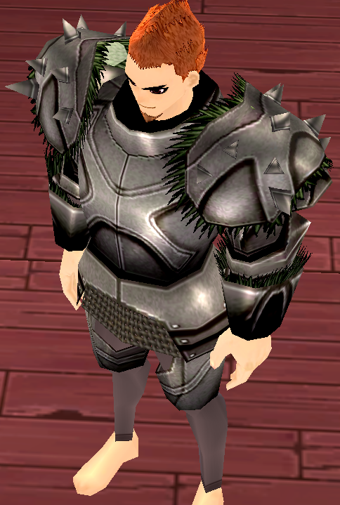 Equipped GiantMale Birnam Plate Armor viewed from an angle