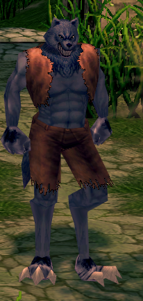 Picture of Blue Werewolf