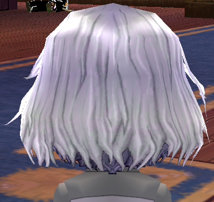 Equipped Maike Wig viewed from the back
