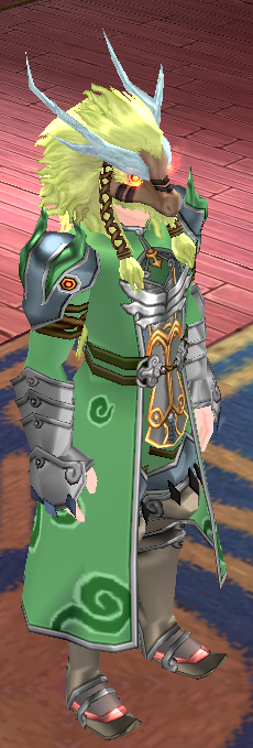 Equipped GiantMale Lunar Dragon Set viewed from an angle