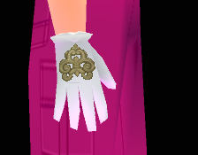 Equipped Winter Royal Formal Gloves (M) viewed from the side