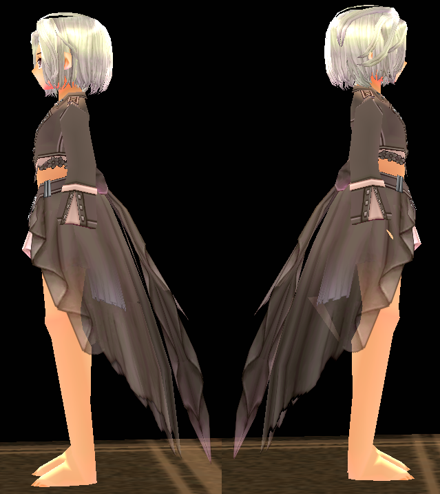 Equipped Eluned Starlet Circle Outfit (M) viewed from the side