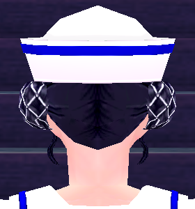 Equipped Giant Sailor Hat (F) (Default) viewed from the back