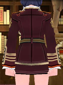 Equipped Giant Professor J Circle Outfit (F) (Default) viewed from the back