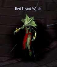 Picture of Red Lizard Witch