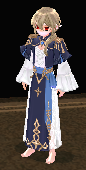 Equipped Royal Mage Outfit (M) viewed from an angle