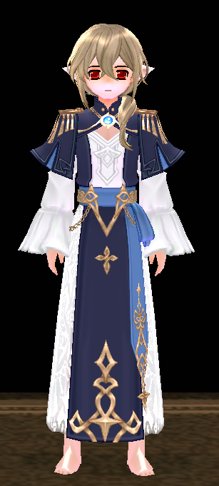 Equipped Royal Mage Outfit (M) viewed from the front