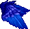 Icon of Blue Sparrow Wings