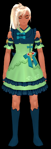 Otherworldly Hanbok Dress (F) Equipped Front.png