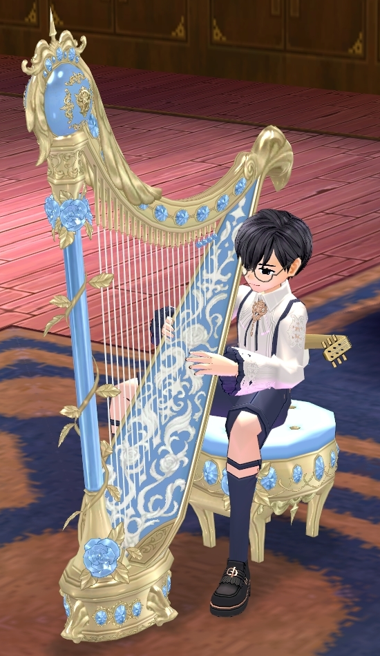 Seated preview of Bleugenne Cosmetics Harp