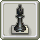 Building icon of Homestead Chess Piece - Black Bishop and White Square