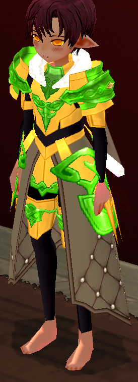 Equipped Mystic Celtic Outfit (M) viewed from an angle