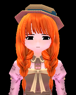 Equipped Autumn Breeze Twin Tail Wig and Hat (F) viewed from the front
