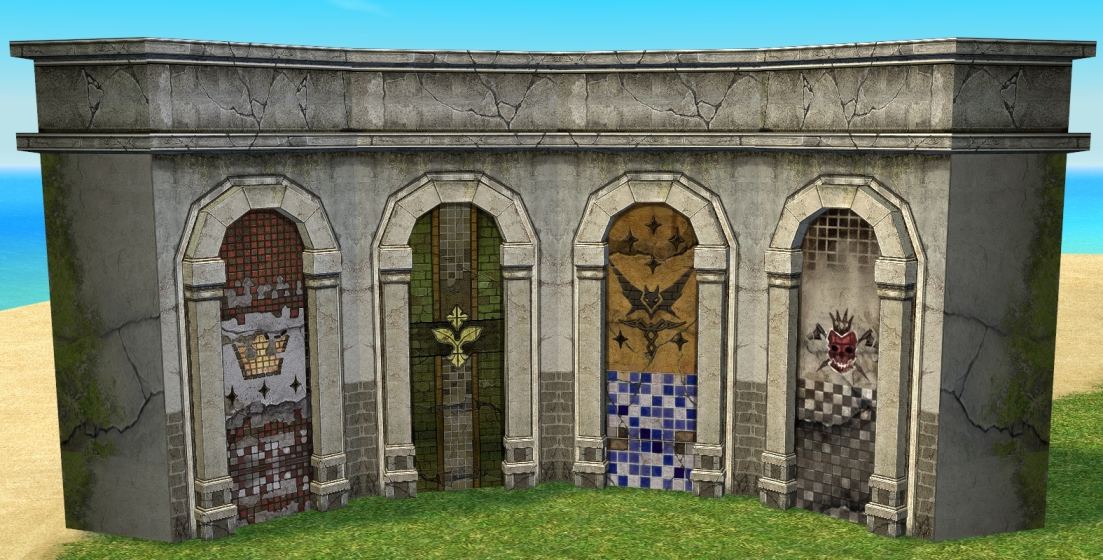 Building preview of Homestead Alban Heraldic Stone Wall