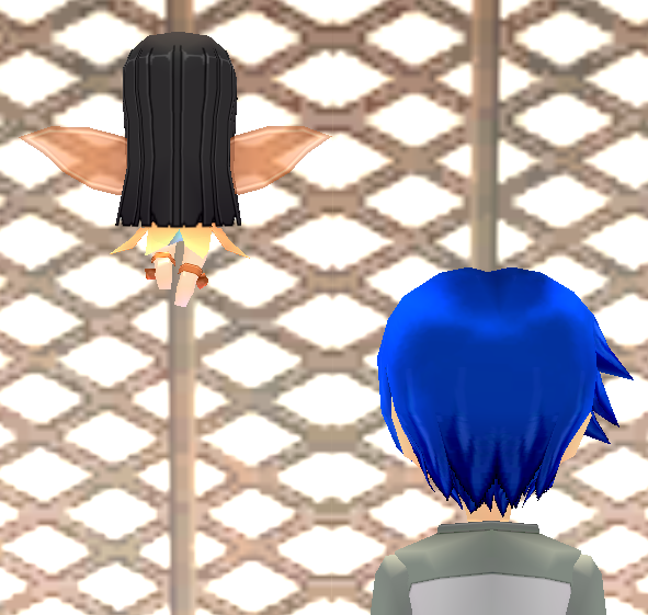 Equipped Yui Flying Puppet viewed from the back