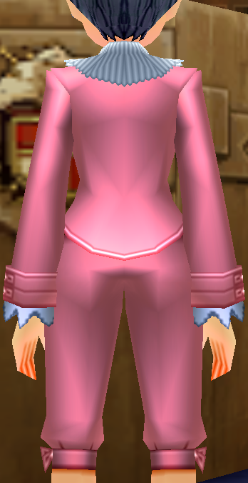 Equipped Female Chic Suit viewed from the back