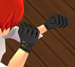 Equipped Crazy Rich Milletian Gloves (M) viewed from an angle