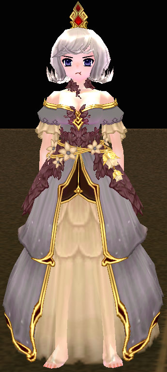 Flowery Festival Dress (F) Equipped Front.png