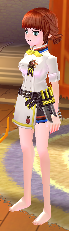 Equipped Culinary Artist Outfit (F) viewed from an angle