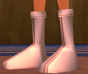 Equipped Four-line Boots viewed from an angle