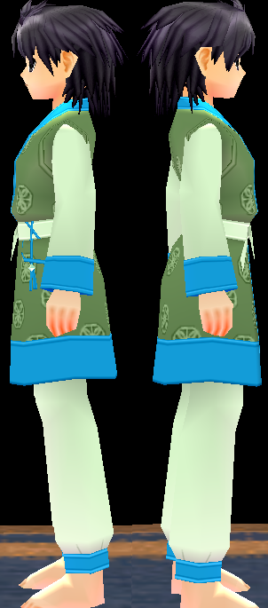 Equipped Hanbok (M) viewed from the side