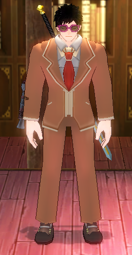Equipped Giant Mabinogi School Uniform (M) viewed from the front