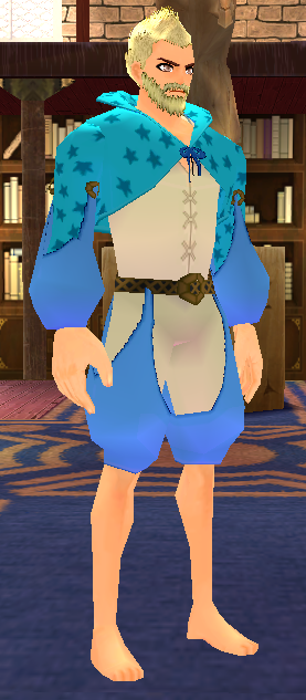 Equipped Giant Star-shaped Magician Outfit (M) viewed from an angle