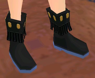 Equipped Magical Cirque Boots (M) viewed from an angle