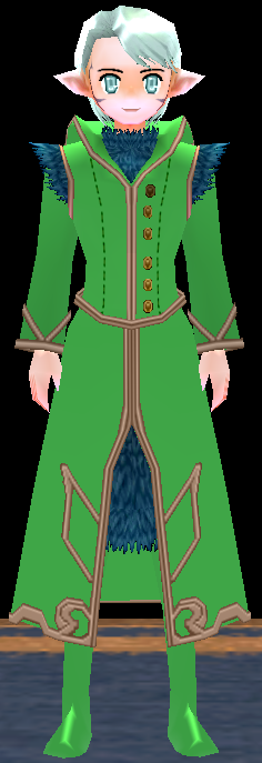Equipped Male Odelia Wizard Suit viewed from the front