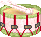 Inventory icon of Snare Drum (Pink-White Flashy Base)