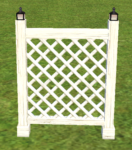 Building preview of Homestead Lamplit Wooden Trellis