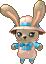 Icon of Cute Bunny Puppet