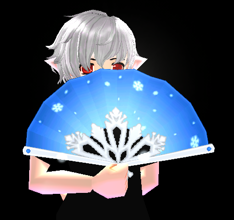 Equipped Snowflower Fan