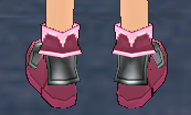 Equipped Gamyu Wizard Robe Shoes (M) viewed from the back