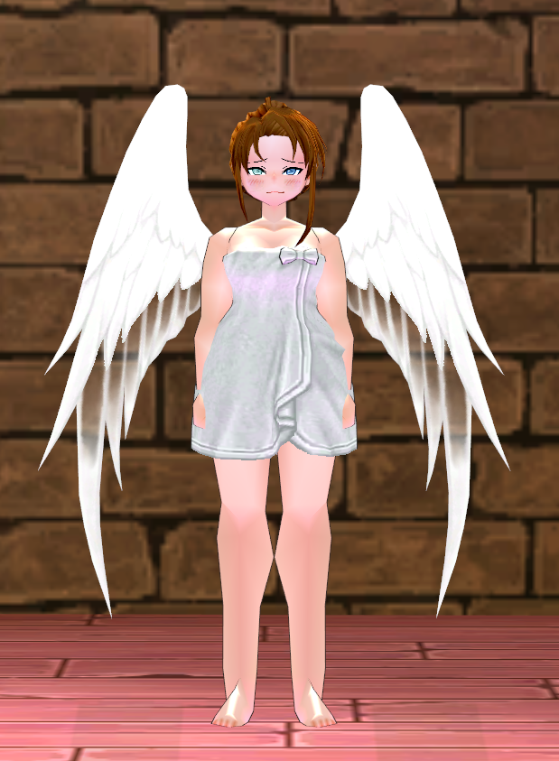 Equipped Pure Enchanting Aroma Prism Wings viewed from the front