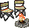 Building icon of Camping Campfire Set (for 2)