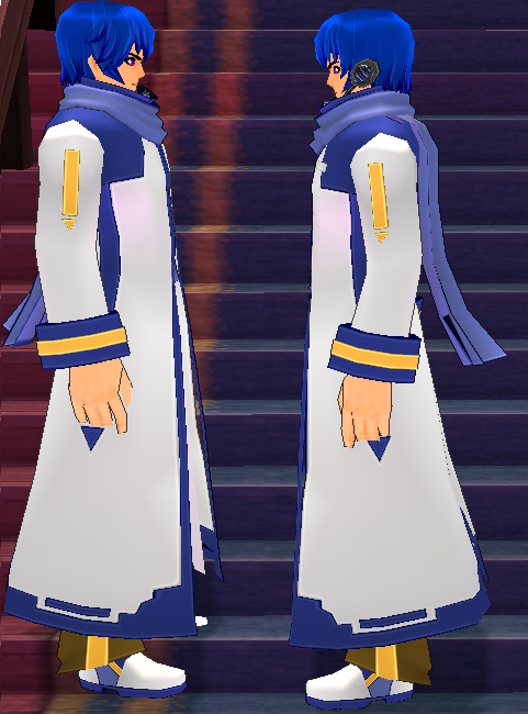 Equipped Giant Kaito Set viewed from the side