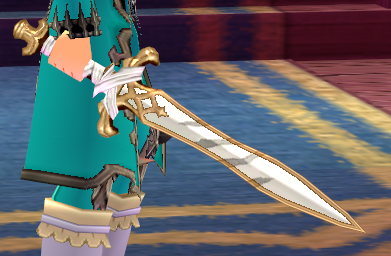 Equipped Gladiator's One-handed Sword