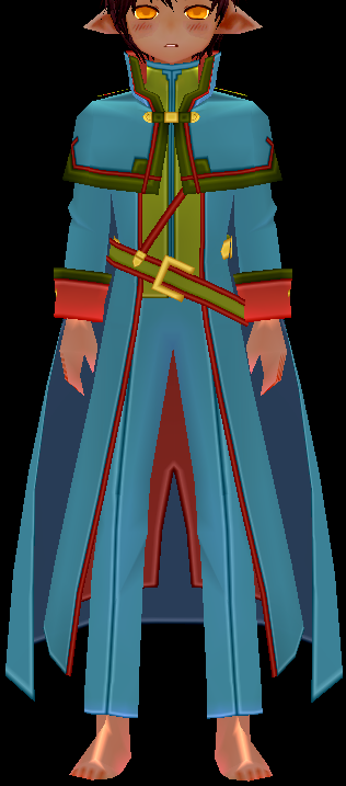 Equipped Male Lugunica Knights' Uniform viewed from the front