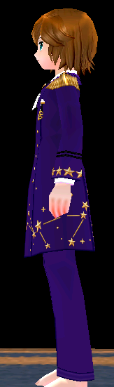 Equipped Cosmic Prince Suit (M) viewed from the side