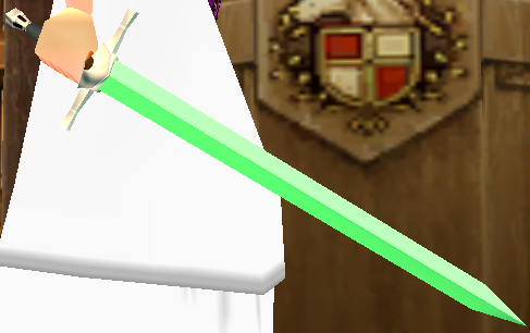 Equipped Bastard Sword