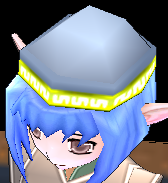 Equipped Lirina's Cap viewed from an angle