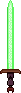 Inventory icon of War Sword (Green Blade)