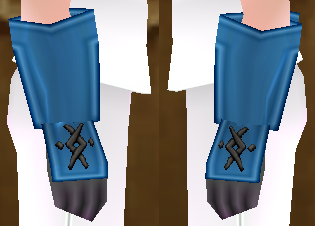 Equipped Royal Prince Gauntlets viewed from the side