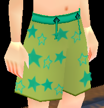 Equipped Starry Swim Trunks (M) viewed from an angle